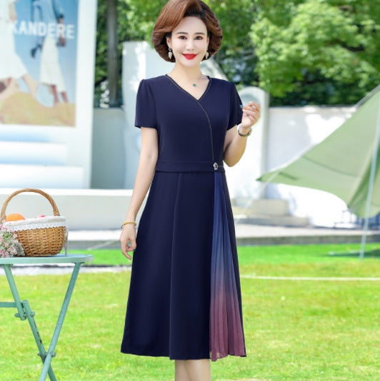 Midnight Elegance Mother's Dress