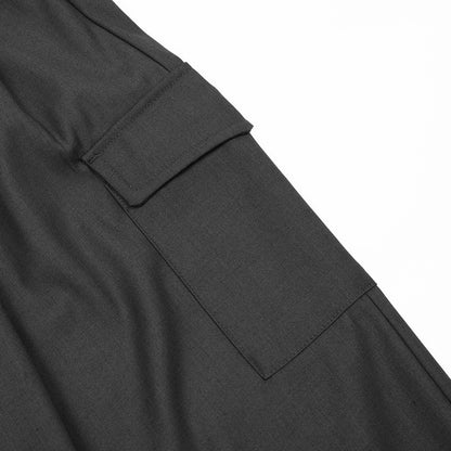 Classic Solid Color Casual Suit Pants for Men