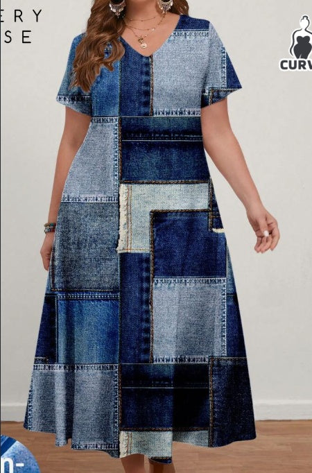 Bold Fusion Casual Dress
