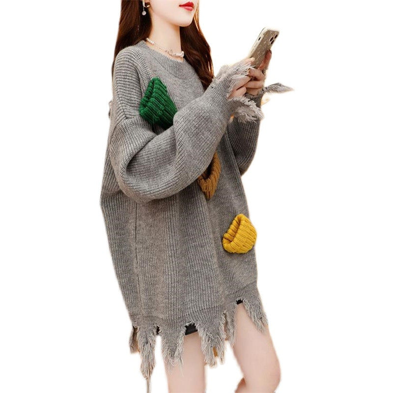 Festive Flair Loose Sweater