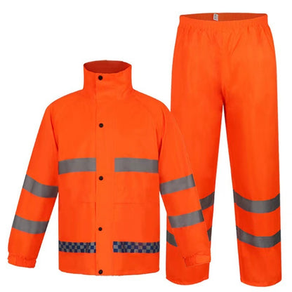 Thickened Oxford Cloth Rainproof Split Raincoat