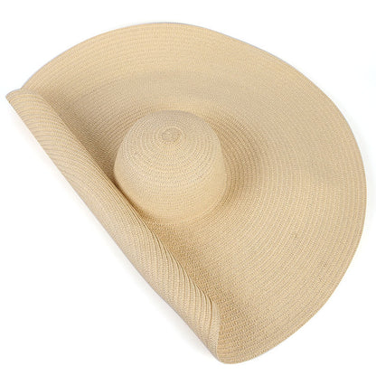 Oversized Summer UV Protection Straw Hat