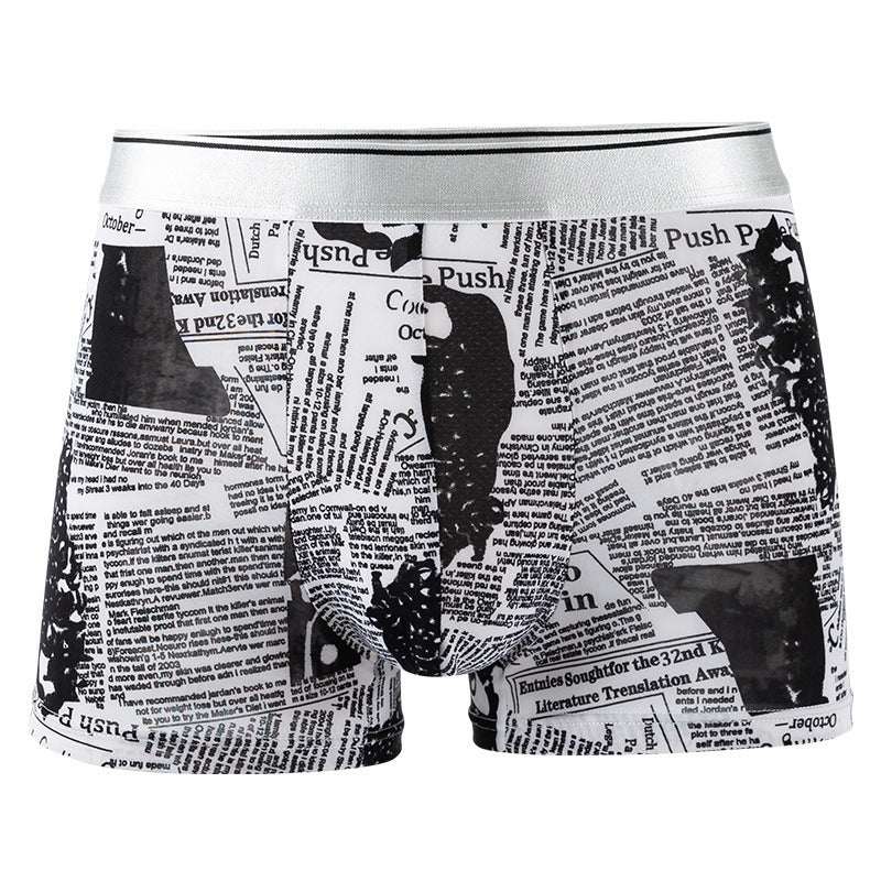 Breathable Silk Boxer Shorts