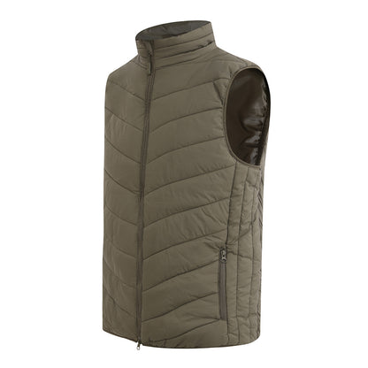 Tactical Pro Men’s Camouflage Vest – Outdoor Fall & Winter Warmth