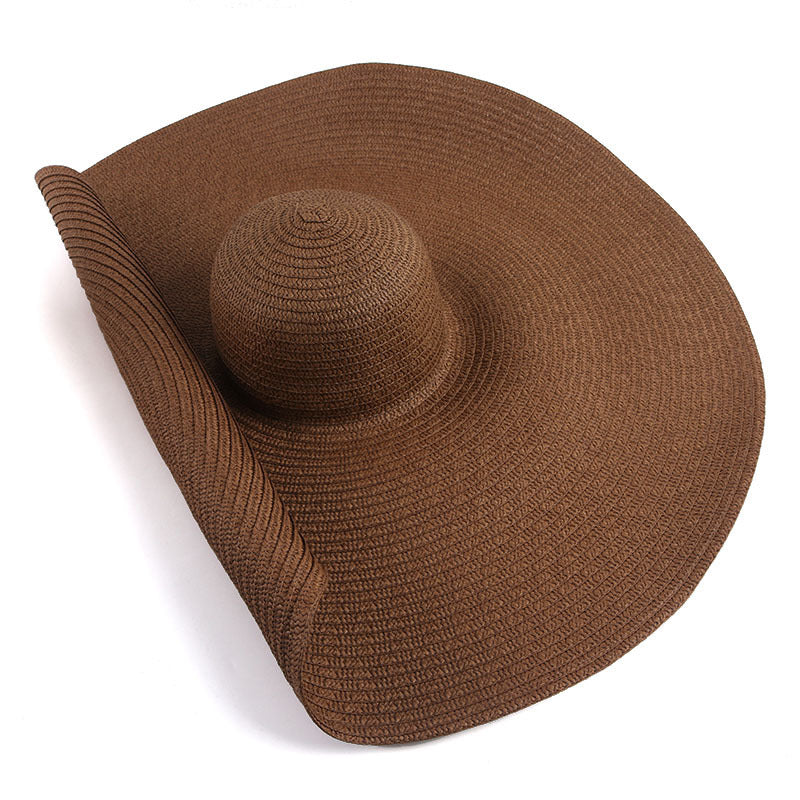 Oversized Summer UV Protection Straw Hat