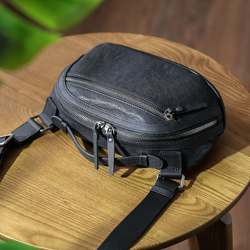 Retro Traveler Leather Sling