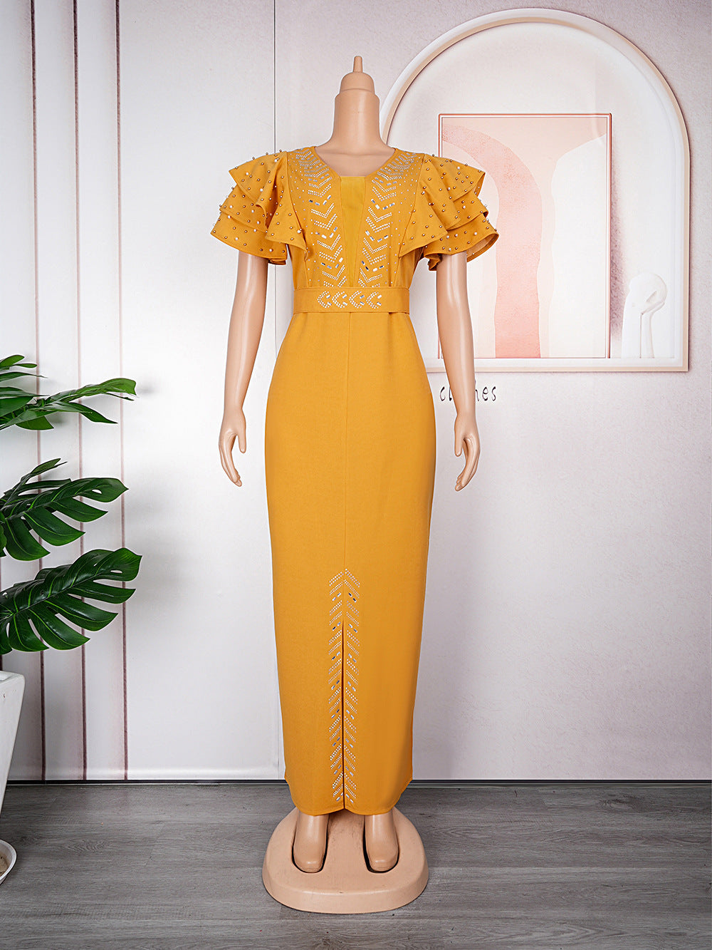 Crystal Elegance Plus Size Dress