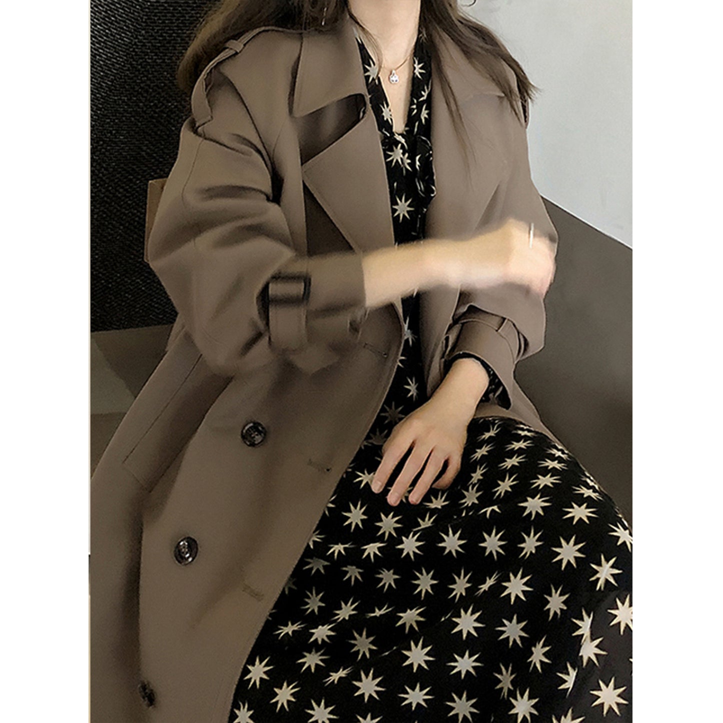 Cozy Luxe Oversize Trench Coat