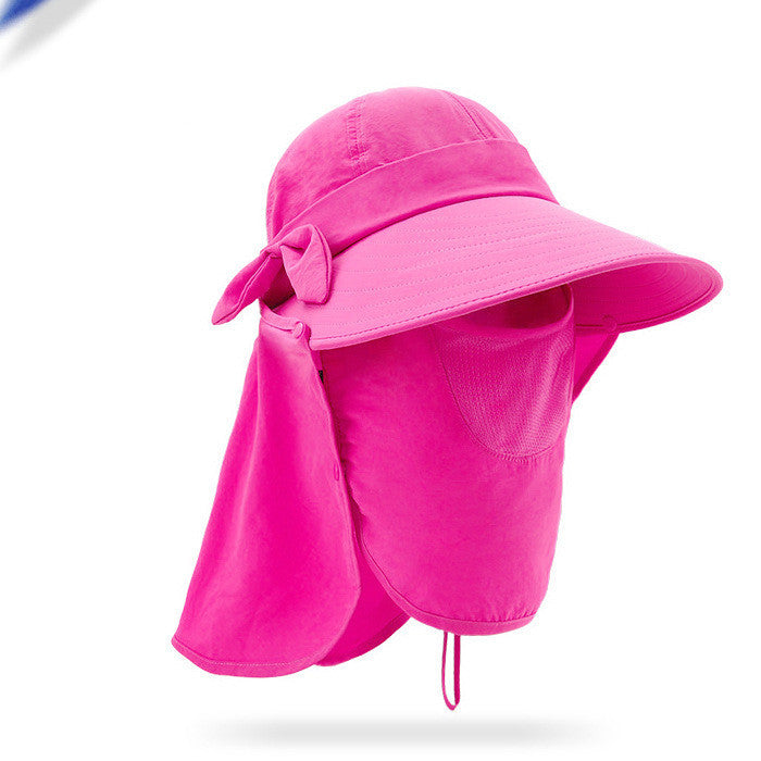 Big Brim Sun Visor Hat – Full Face & Neck Protection for Women