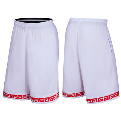 Fitness Shorts for Men – Lightweight Letter Print Gymwear