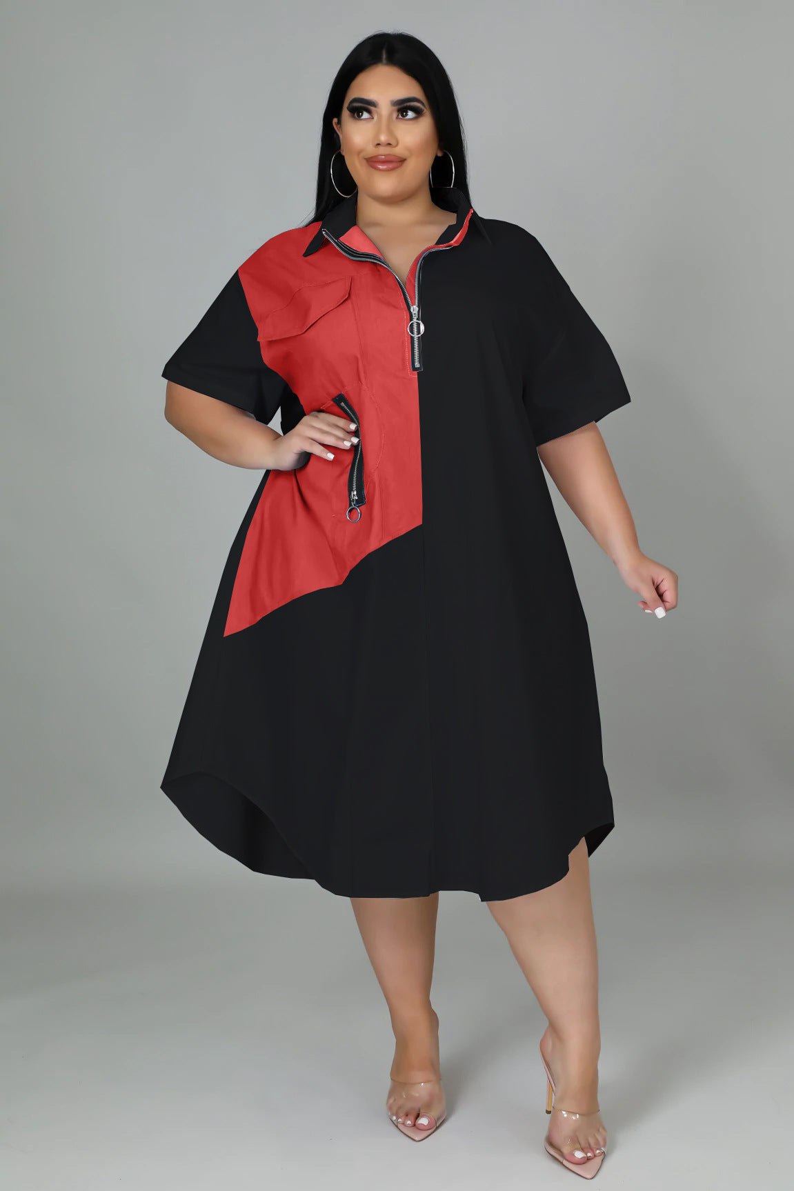 Relaxed Glamour Curve Dress