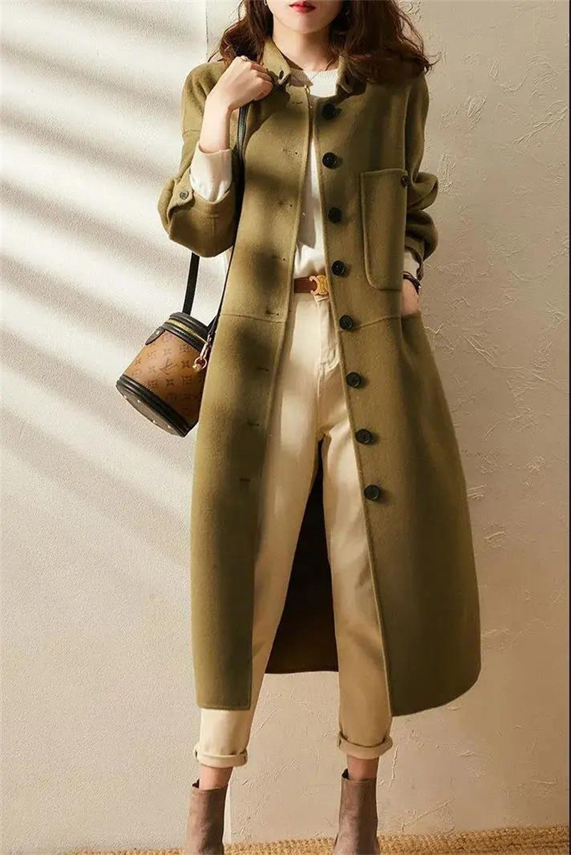 Timeless Comfort Woolen Long Coat