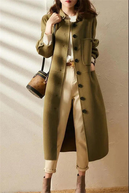 Timeless Comfort Woolen Long Coat