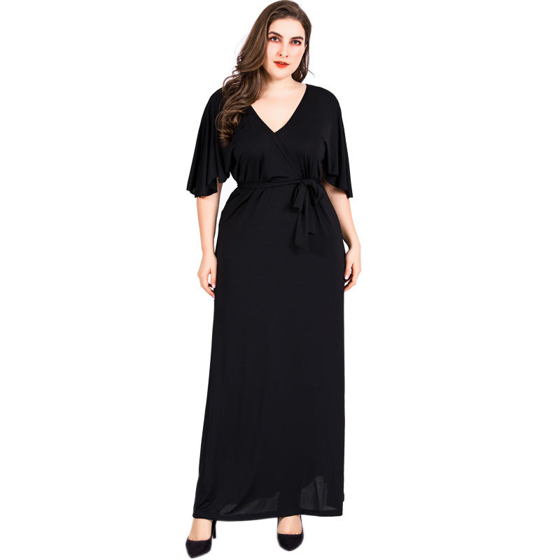 Velvet Charm Plus Gown