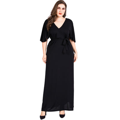Velvet Charm Plus Gown