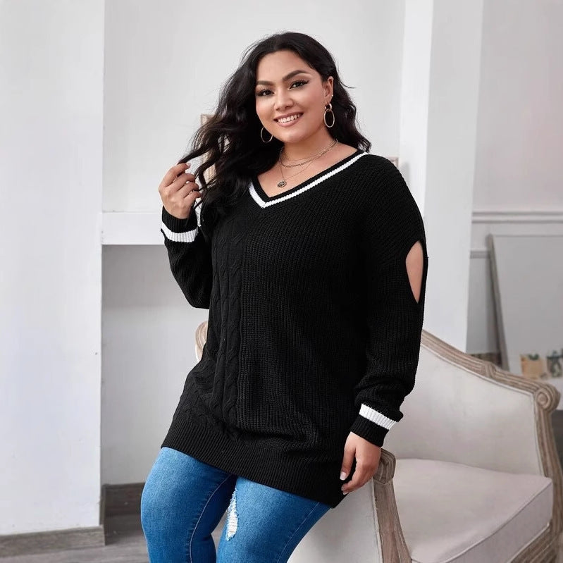Plus Cozy Knit Sweater