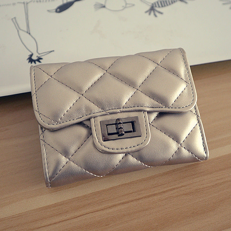 Ringer Ladies Short Holding Bag Three Fold Multi - Slot Wallet