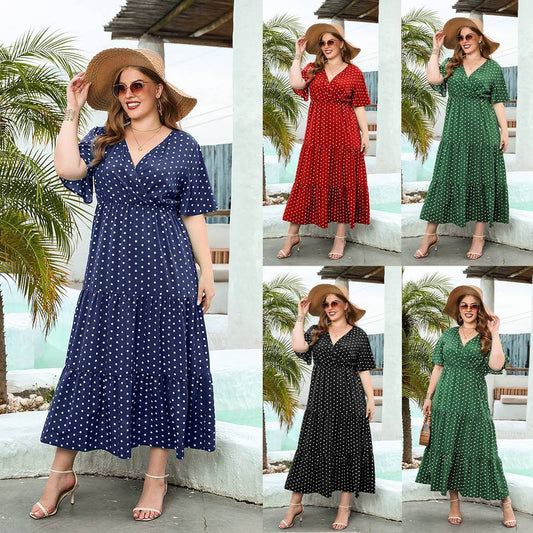 Playful Charm Polka Dot Dress