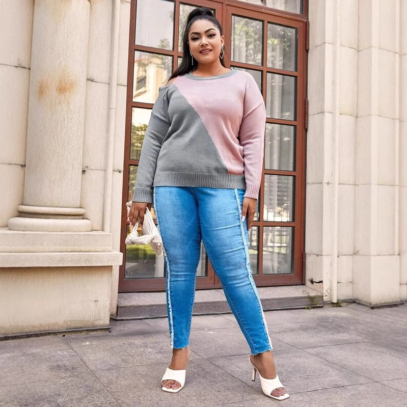Cozy Curve Knit Sweater