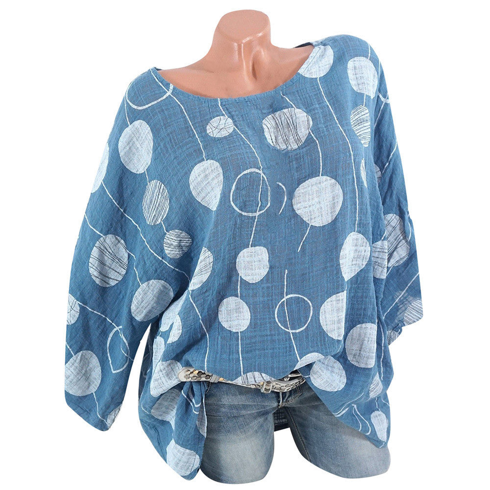 Bold Blossom Plus Size Shirt