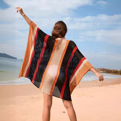 Tropical Vibes Plus-Size Bikini Blouse