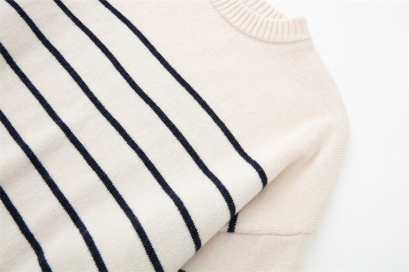 Urban Stripe Knit Pullover