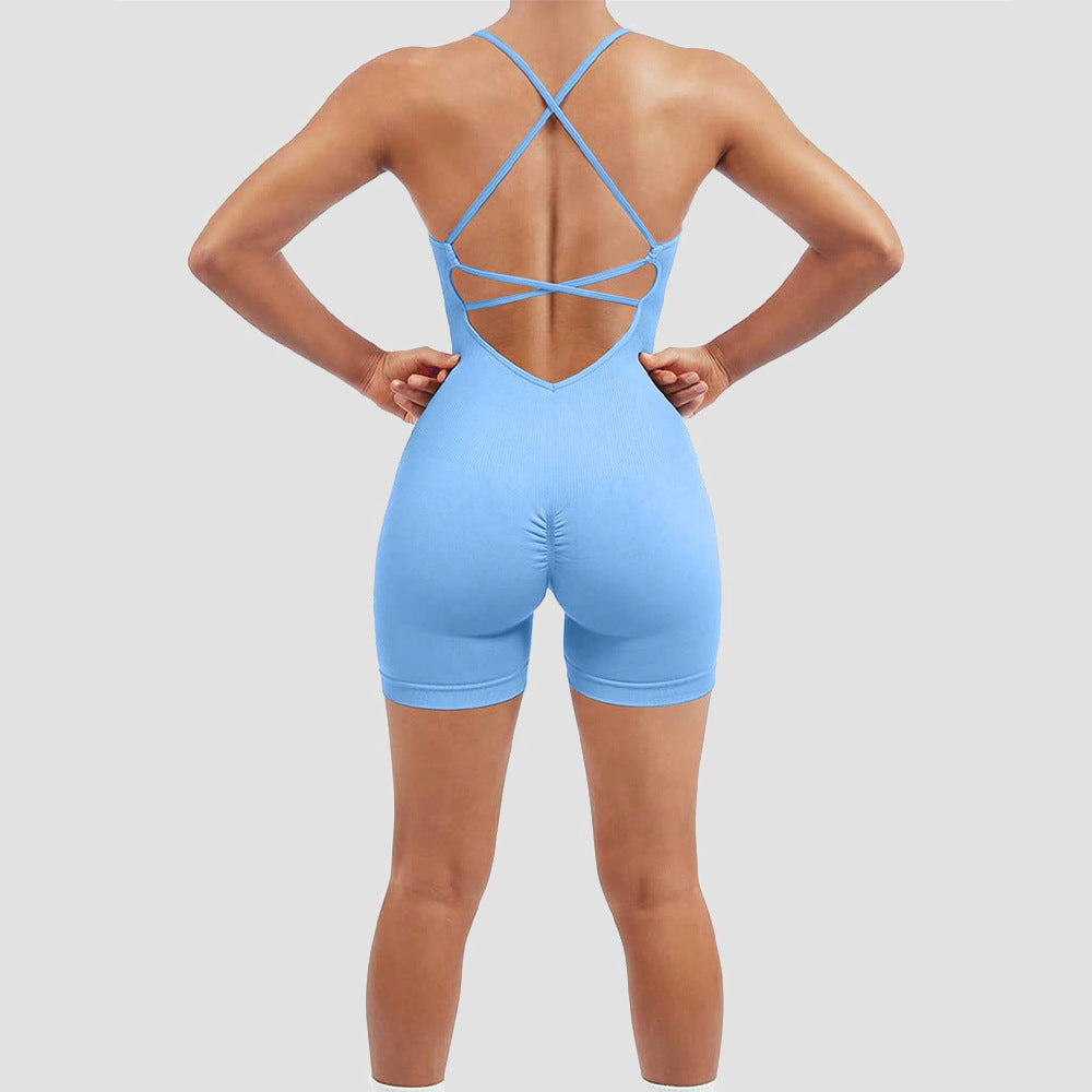 Peach Curve Performance One-Piece