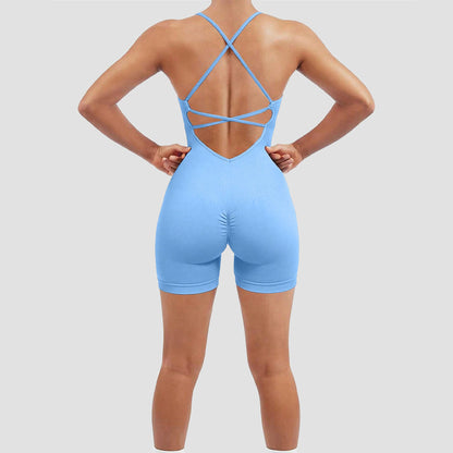 Peach Curve Performance One-Piece