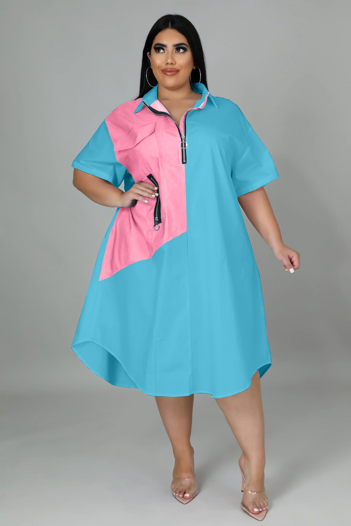 Relaxed Glamour Curve Dress