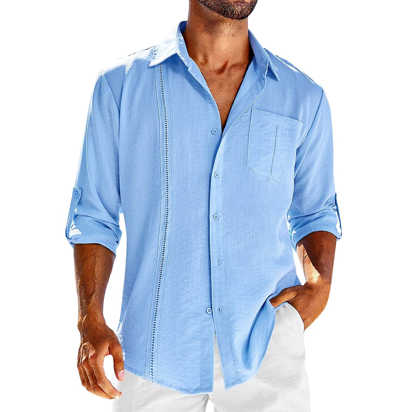 Monochrome Elite Button-Down Shirt