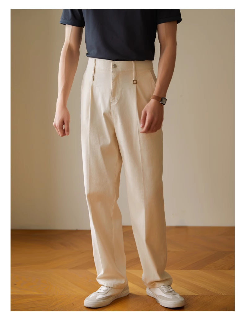 Vintage Vibe Casual Trousers
