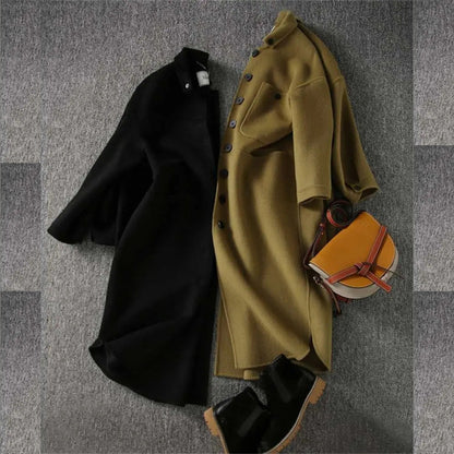 Timeless Comfort Woolen Long Coat