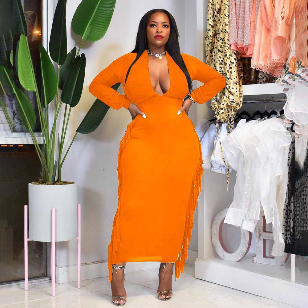 Flaunt & Fringe Plus Dress