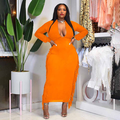Flaunt & Fringe Plus Dress