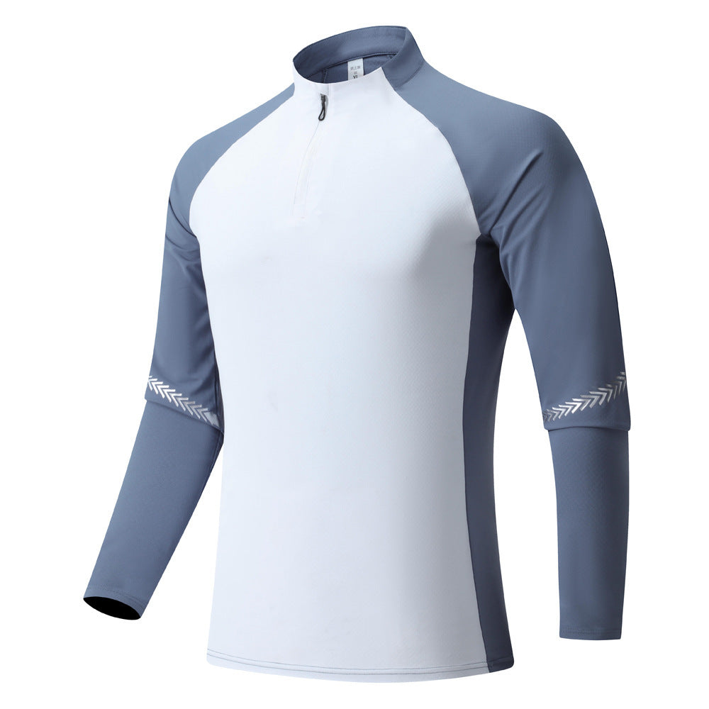 Core Fit Solid Color Training Pullover – Men's Half-Zip Activewear