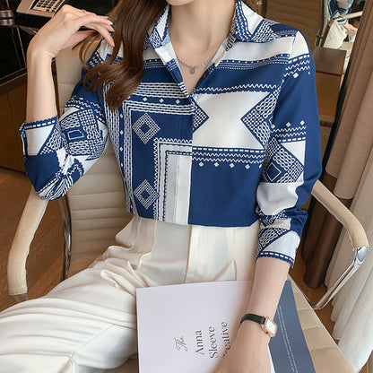 Floral Print Long Sleeve Shirt