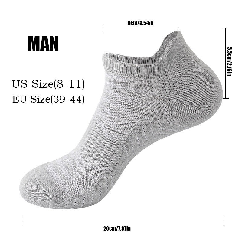 3-Pack Men’s Performance Running Socks - Breathable, Cushioned, Low-Cut
