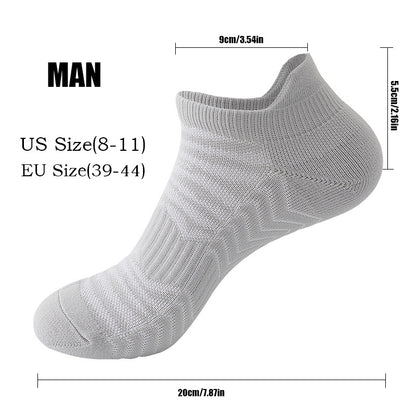 3-Pack Men’s Performance Running Socks - Breathable, Cushioned, Low-Cut
