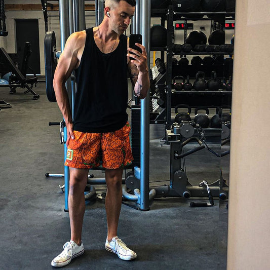 Anime Workout Shorts – Men’s Devil Fruit Training Apparel