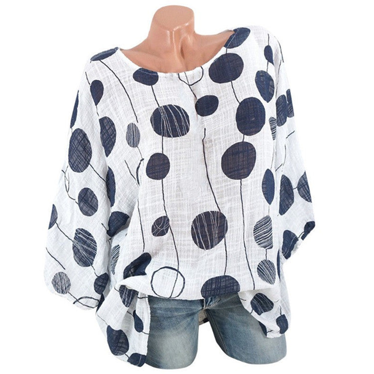 Bold Blossom Plus Size Shirt