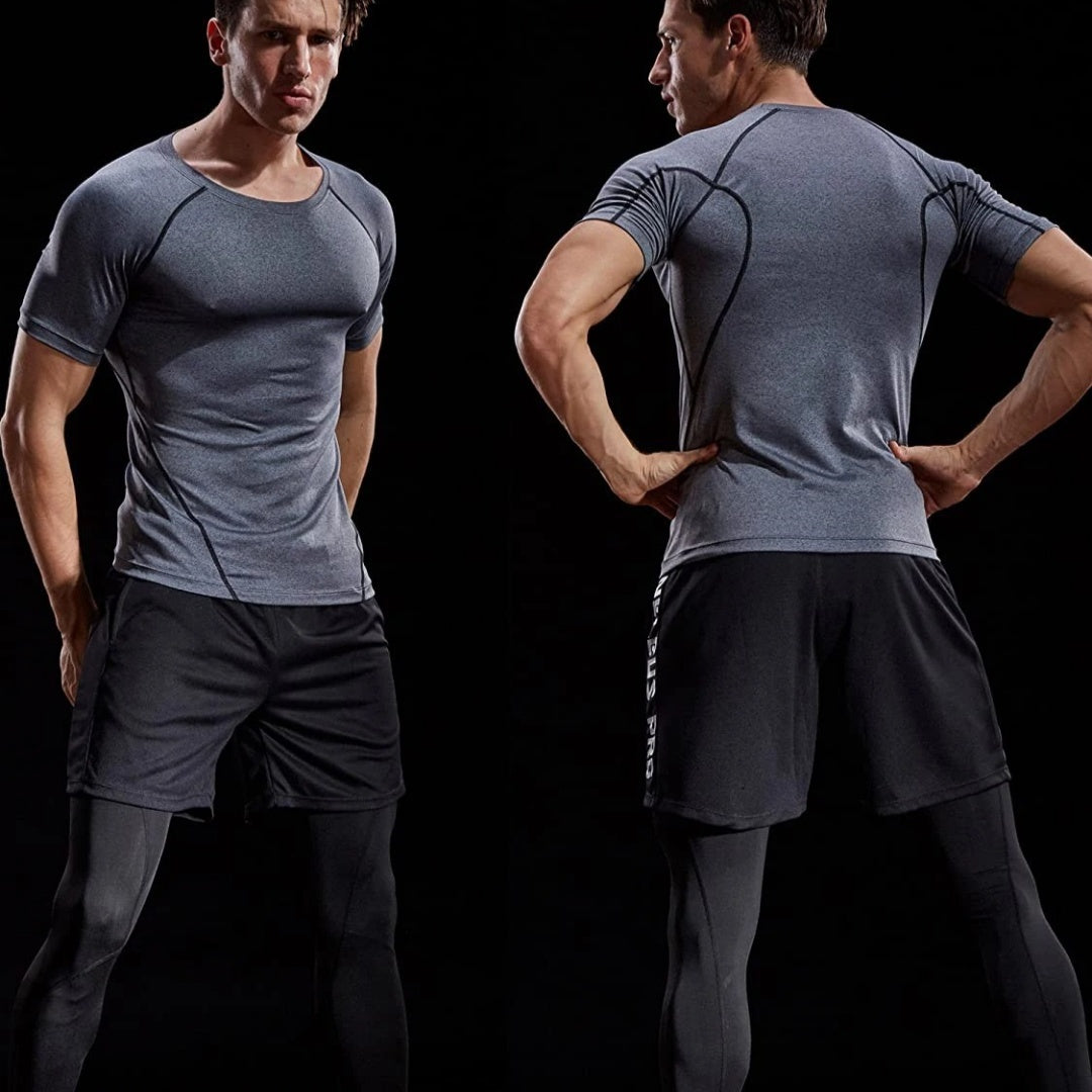 Pulse Run Men’s Quick-Dry Athletic Tee – Breathable Training Shirt