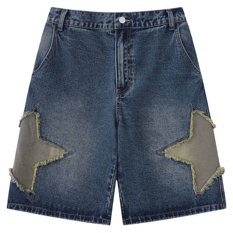 Star Vibe Retro Denim Pants