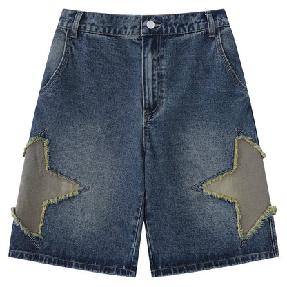 Star Vibe Retro Denim Pants