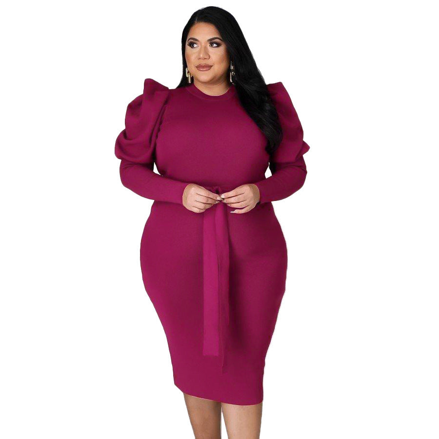 Sleek Silhouette Plus Dress