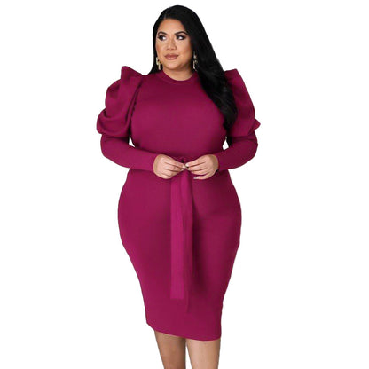 Sleek Silhouette Plus Dress