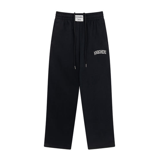 Men’s Embroidered Letter Athletic Jogger Pants