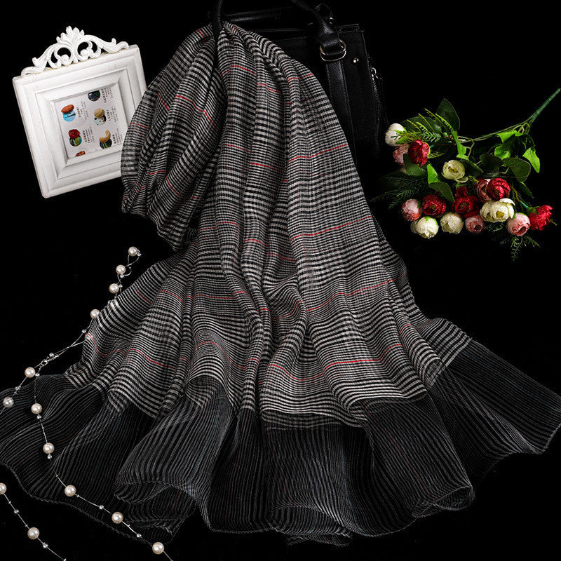 Autumn Winter New Women British Cashmere Checked Scarf Female 200x70 Double Side Warm Plaid Tassel Shawl Scarf