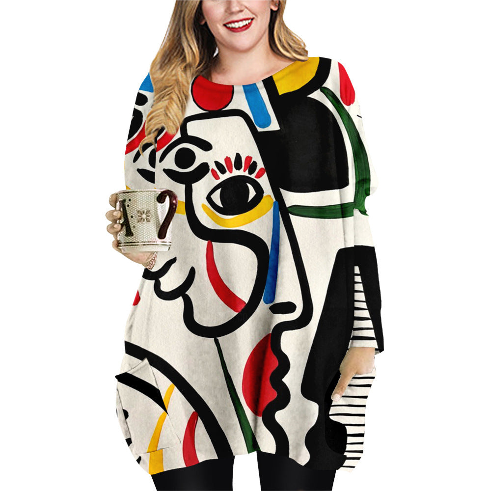 Artistry Flow Plus Size Dress