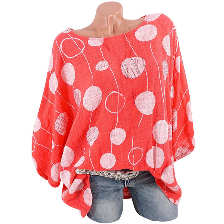 Bold Blossom Plus Size Shirt