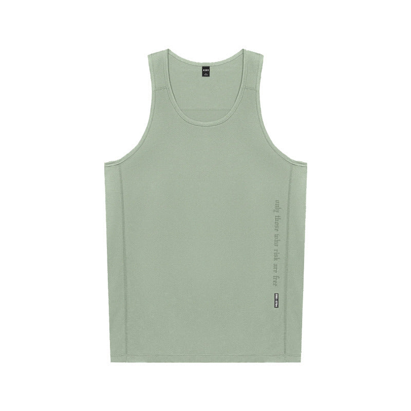 Stride Fit Men’s Athletic Tank – Breathable Solid Sportswear